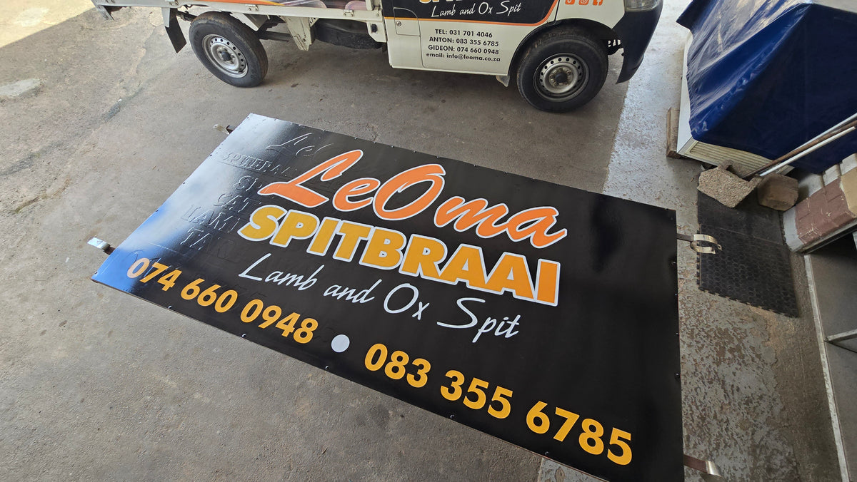 Professional signage and vehicle branding by Cays Designs in Durban